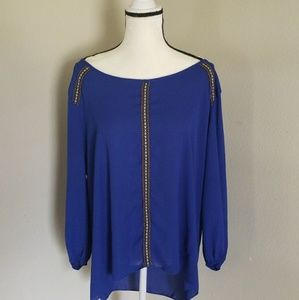 Women's plus size Boho blouse.